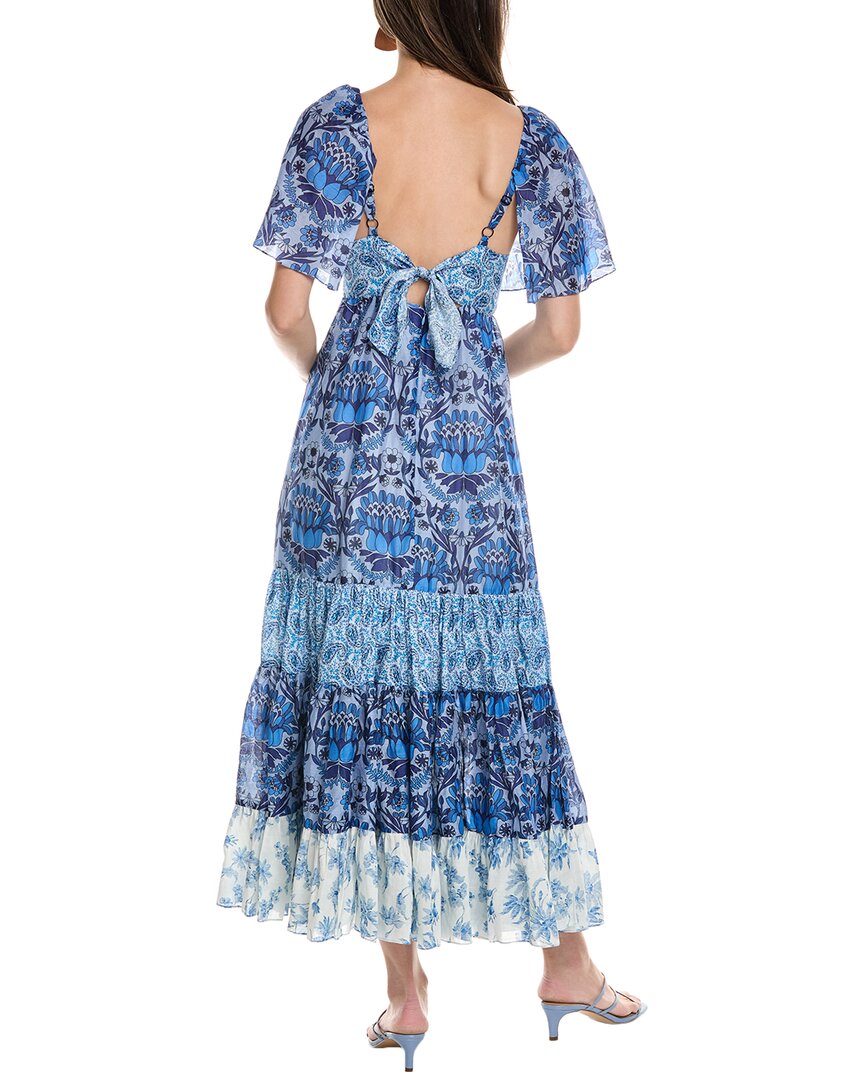 Sandro Linen-Blend Maxi Dress