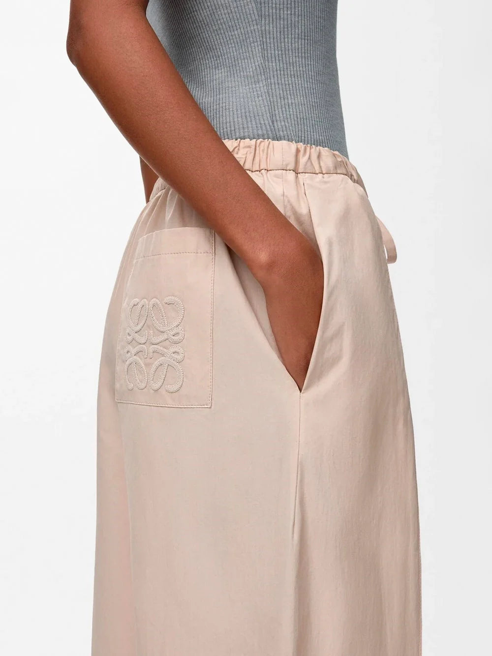 Loewe Women Paula`S Ibiza Cropped Elasticated Pants