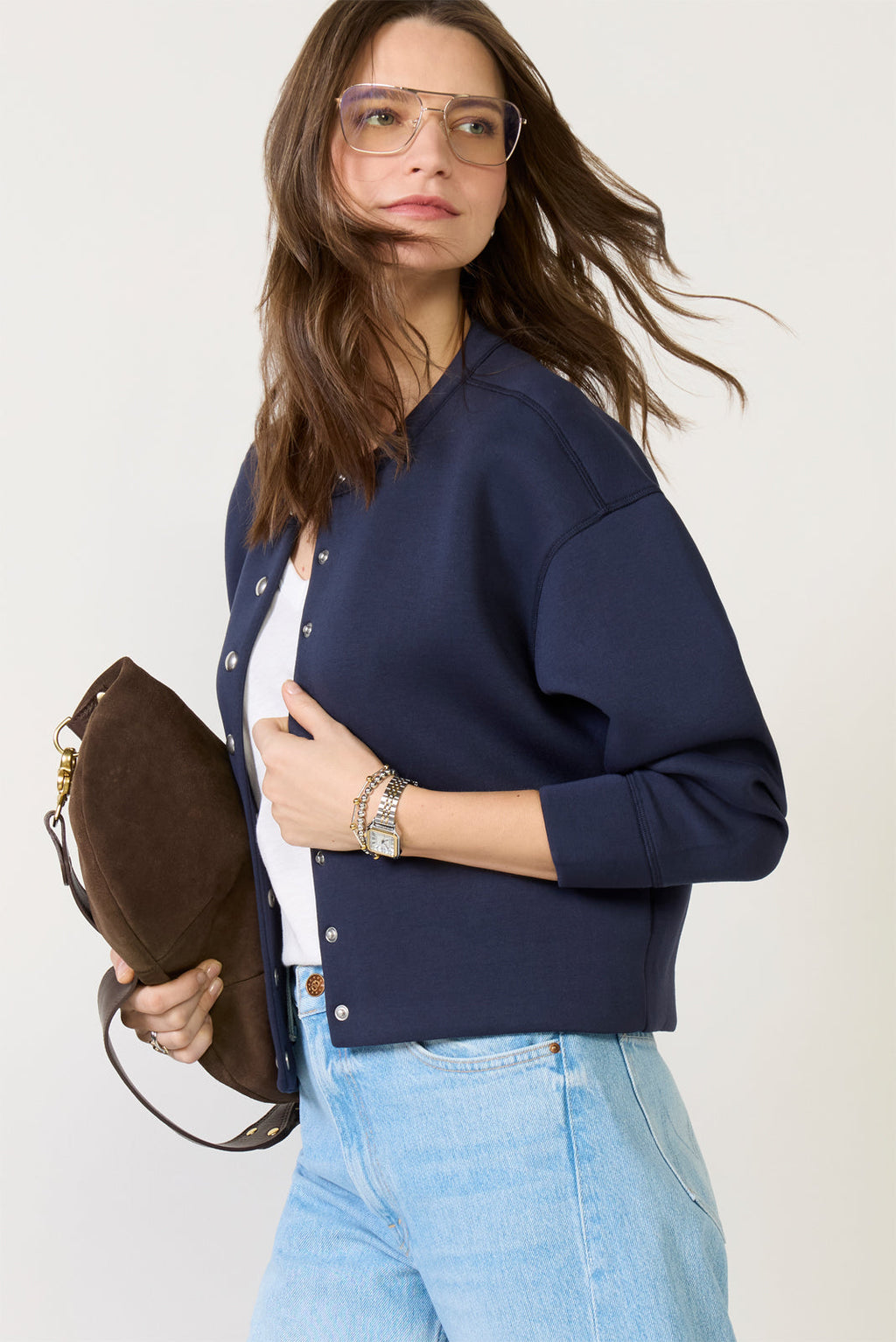 Women's Sabrina Scuba Bomber Jacket