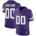 Custom1 Minnesota Vikings Home Purple Vapor Untouchable Limited Jersey1 Stitched Jerseys American Football Jerseys
