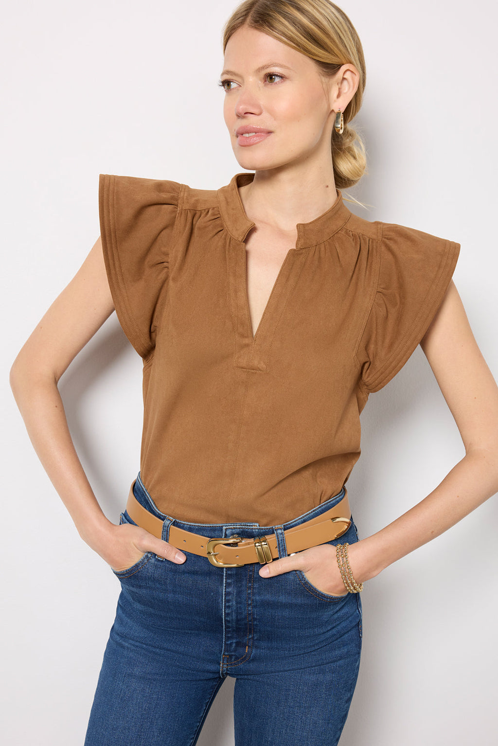 Women's Nell Flutter Top
