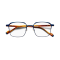 Joaquin Square Frame Eyeglasses with Gradient Temples