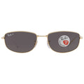 Ray Ban Polarized Black Irregular Unisex Sunglasses RB3732 001/48 56