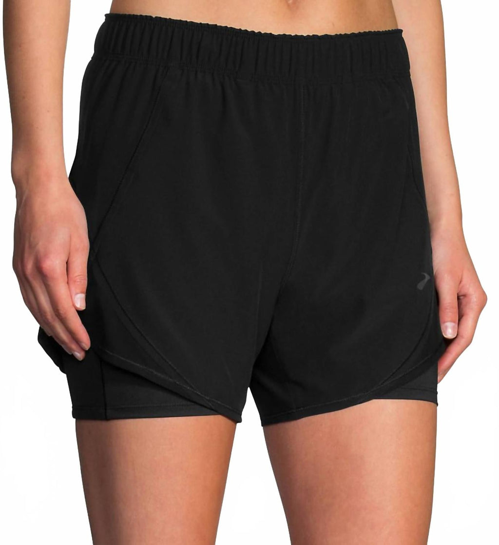 Chaser 5" 2-In-1 Short In Black