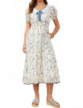 Miranda Midi Dress In Blue