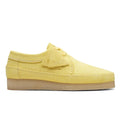 Men's Weaver Shoes In Bright Yellow Suede