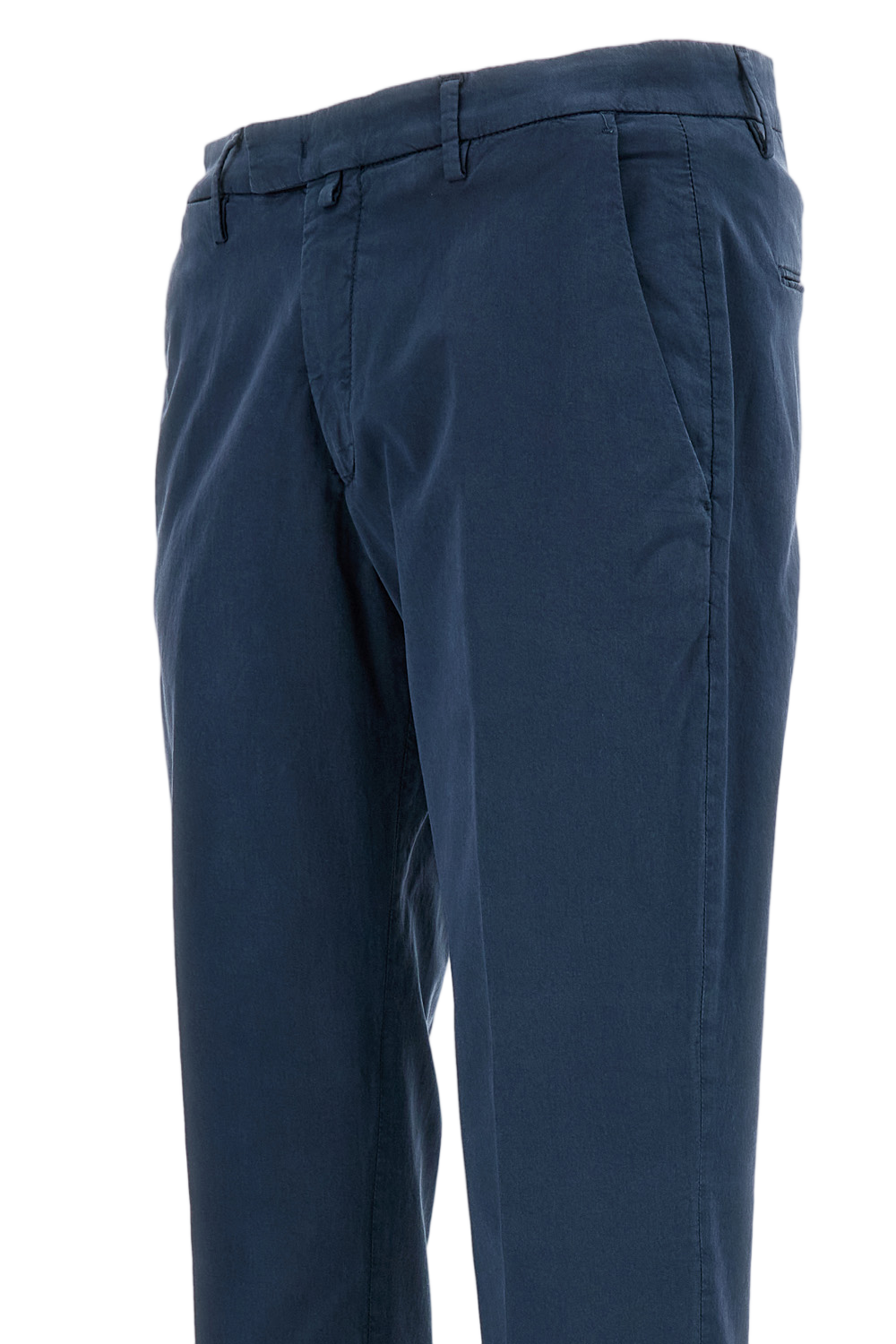 Blue Slim Chino Trousers