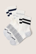 Women's Vintage Stripe Half Calf Socks Pack