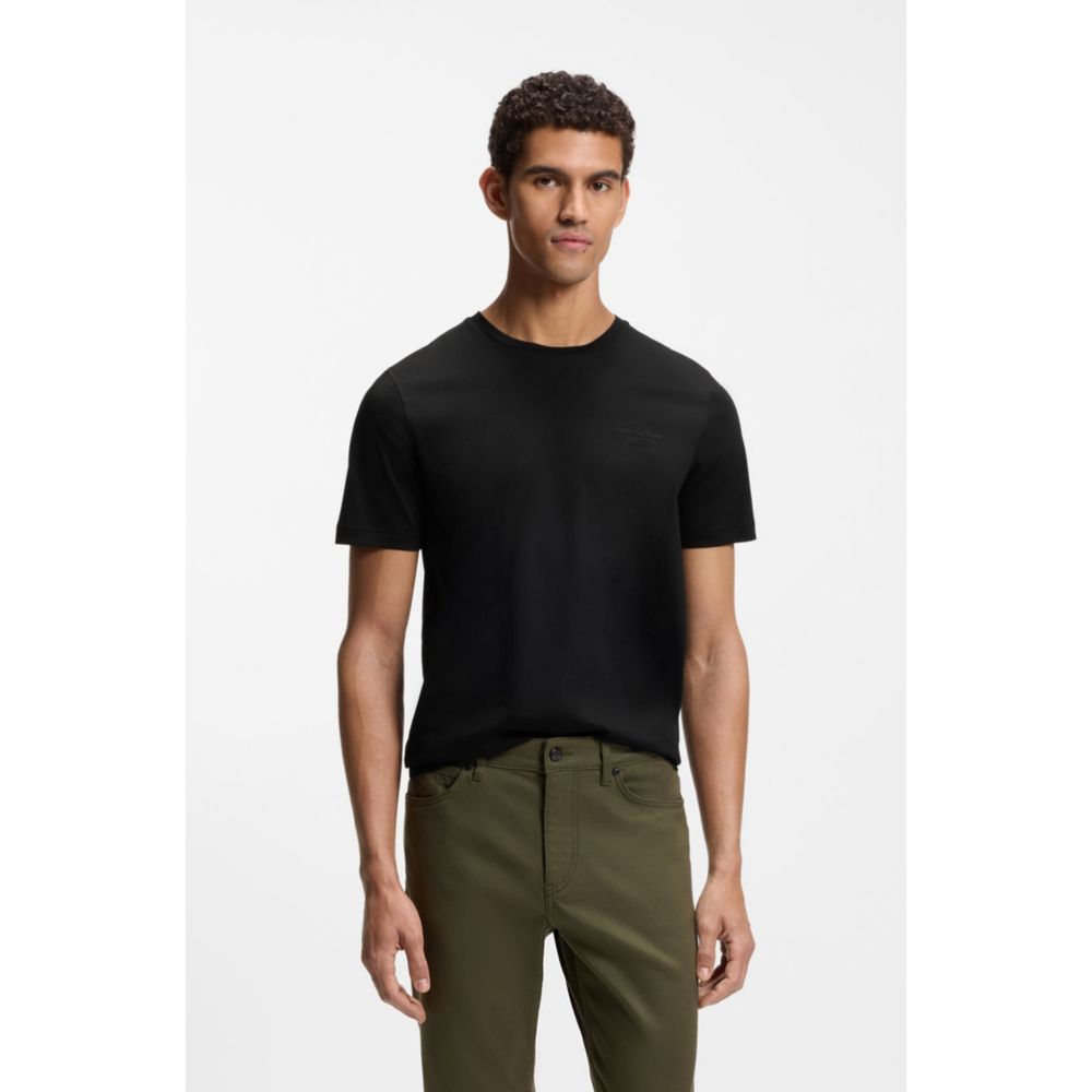 Porsche x  mercerized-cotton T-shirt with reflective branding