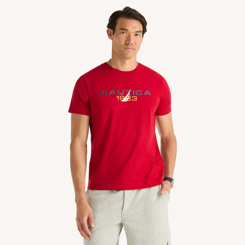 Nautica Mens 1983 Graphic T-Shirt