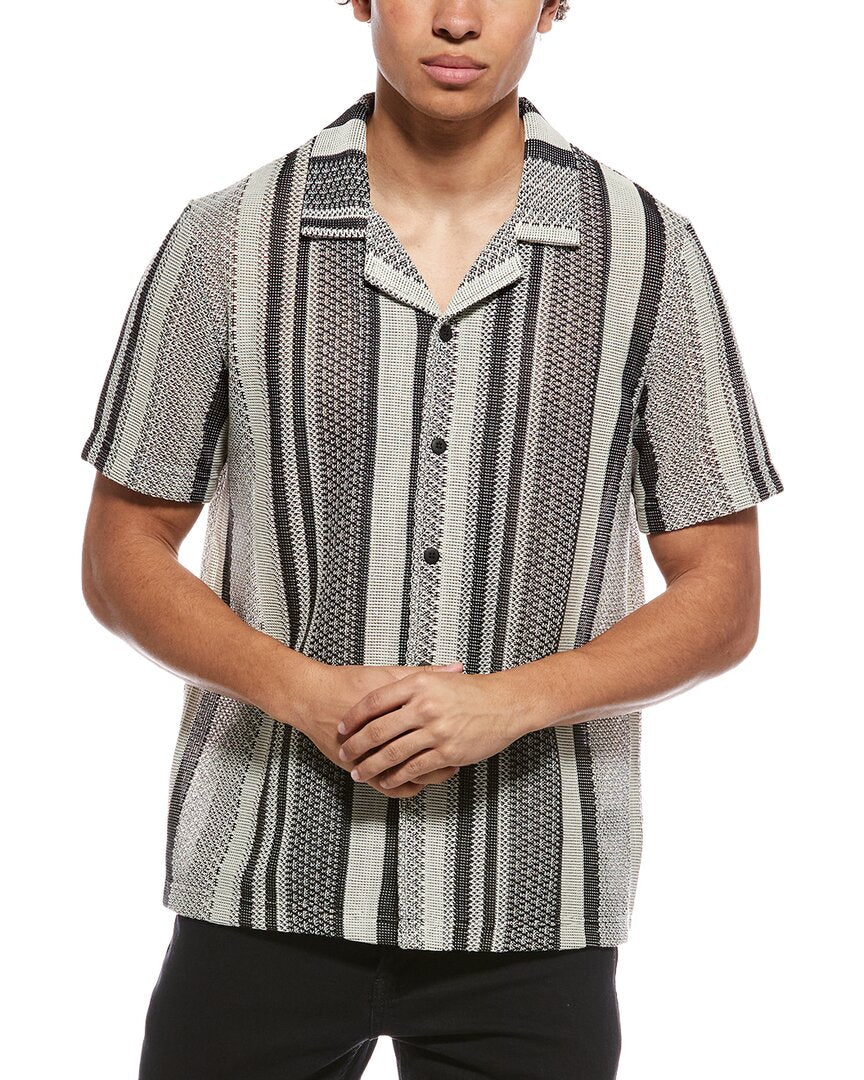 Truth Textured Striped Jacquard Knit