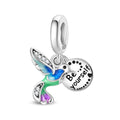 “Be Yourself” Hummingbird Dangle Charm