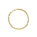 Ross-Simons 18kt Gold Over Sterling Singapore-Chain Anklet