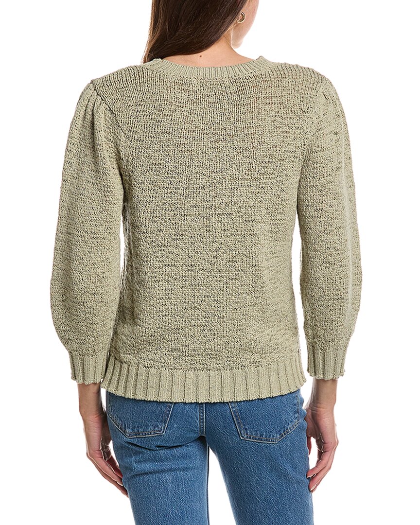 Design History Elbow Puff Sleeve Pullover