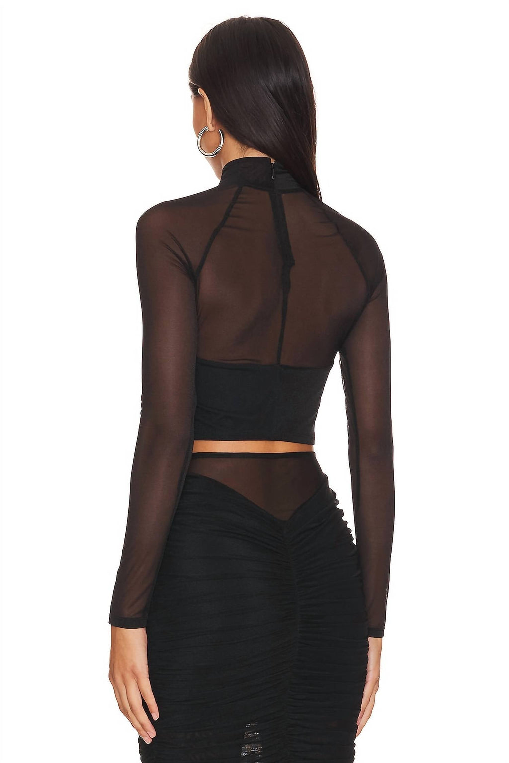 Mesh Top In Black