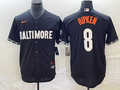Men's Baltimore Orioles Cal Ripken #8 Black 2023 City Connect Replica Player Jersey1