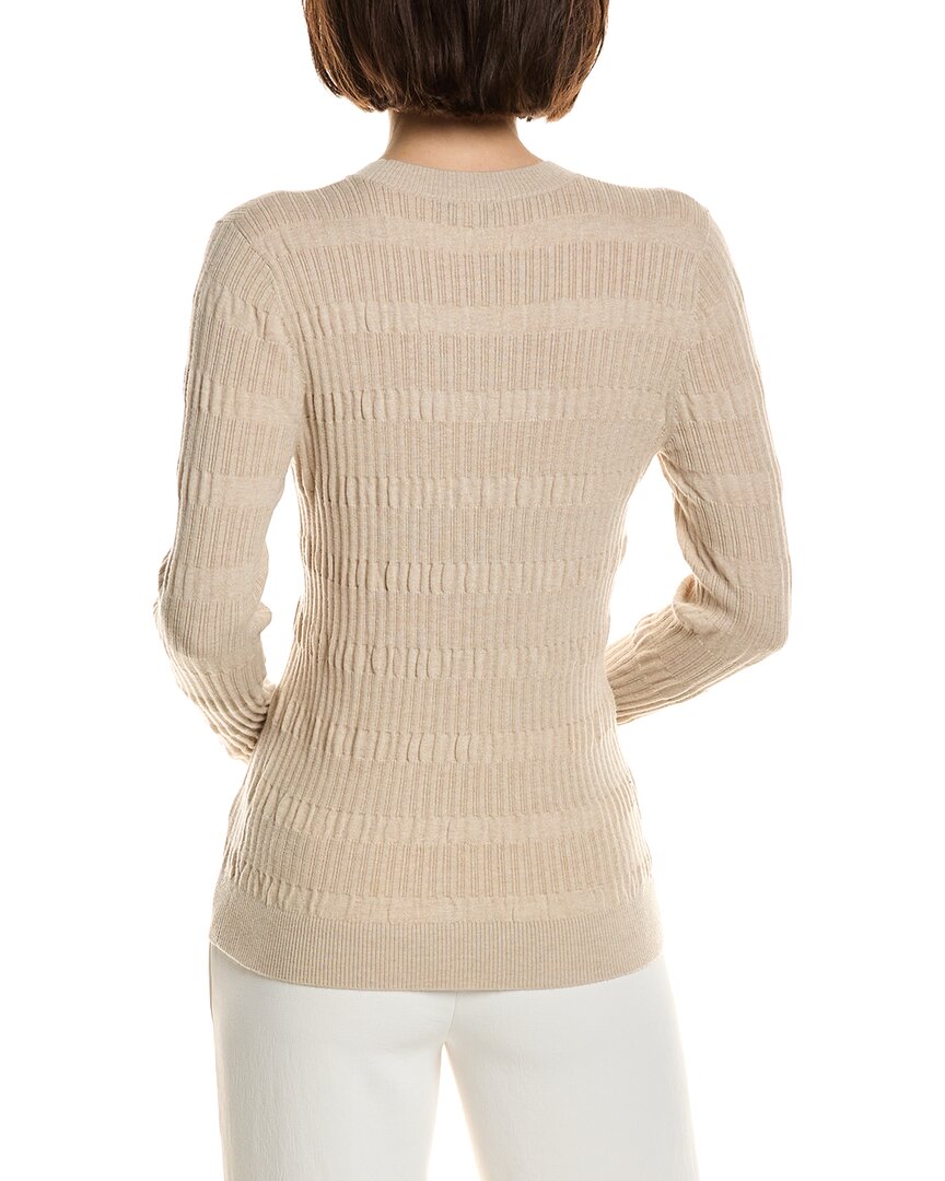 Reiss Lily Textured Wool-Blend Top