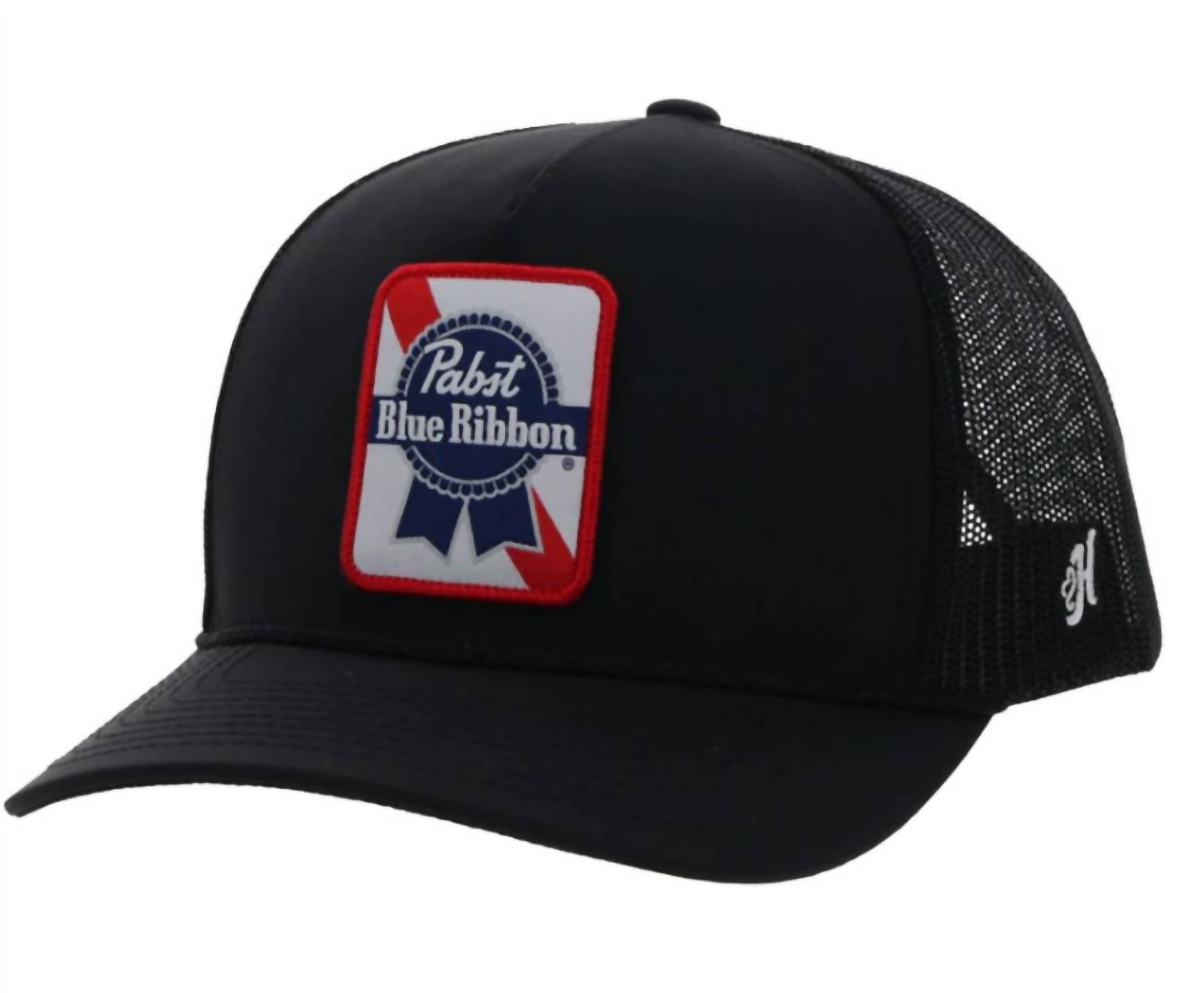 Pabst Ribbon Snapback In Black