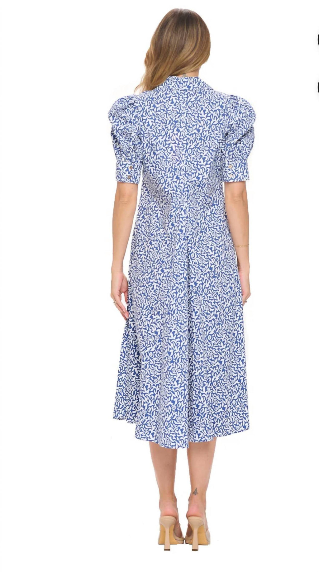 Bruan Midi Dress In Royal 1291