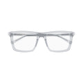 Rectangular Silver Eyeglasses In Recycled Acetate