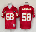 Men's Kansas City Chiefs Derrick Thomas Mitchell & Ness Red Legacy Replica Jersey1