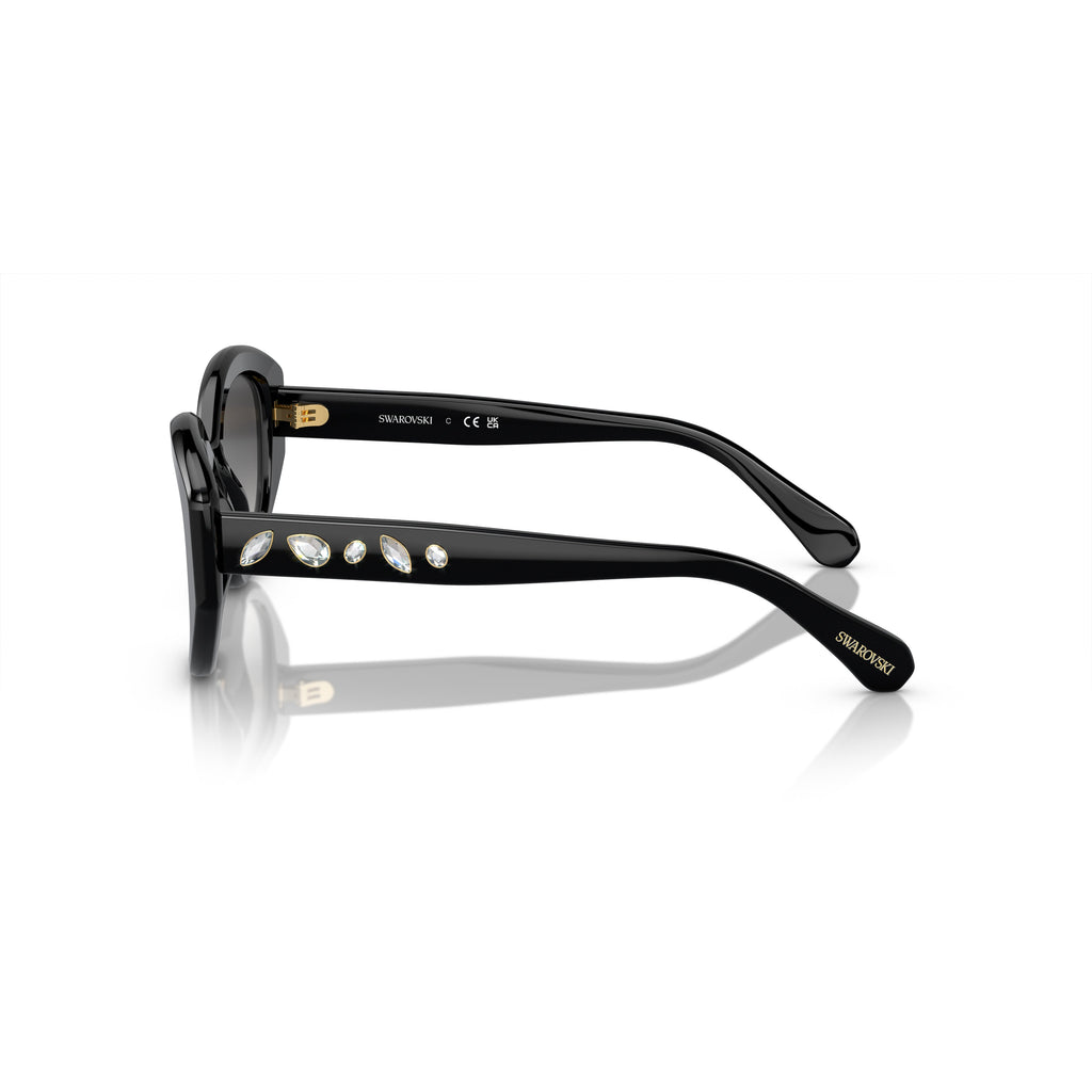 0Sk6005 Oversized Cat-Eye Sunglasses with Crystal Embellishments