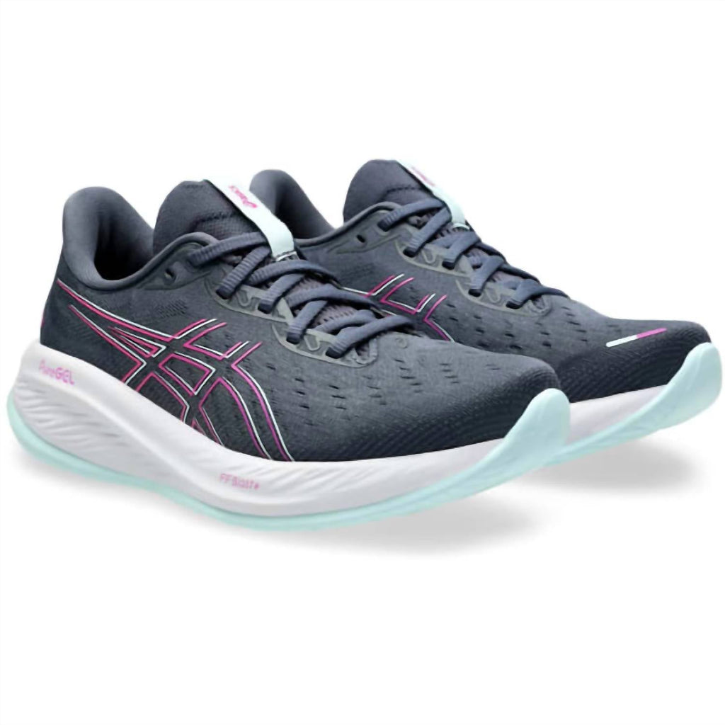 Women's Cumulus 26 Running Shoe In Tarmac/bold Magenta
