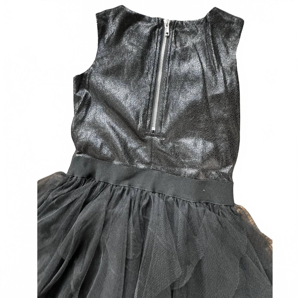 Cascade Dress In Black