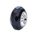 Black Mini Murano Glass Charm