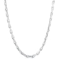 Men's 14k Gold (47gram) or Platinum (88gram) 5mm Link Chain Necklace 24"