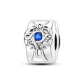 Blue Celtic Knot Symbol Clip Charm