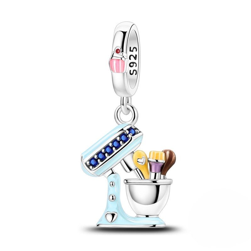 Blue Mixer Baking Dangle Charm
