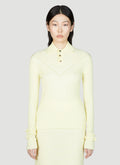 Bottega Veneta Women Long Sleeve Rib Top