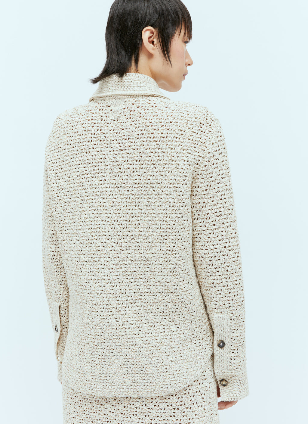 Bottega Veneta Women Textured Knit Shirt