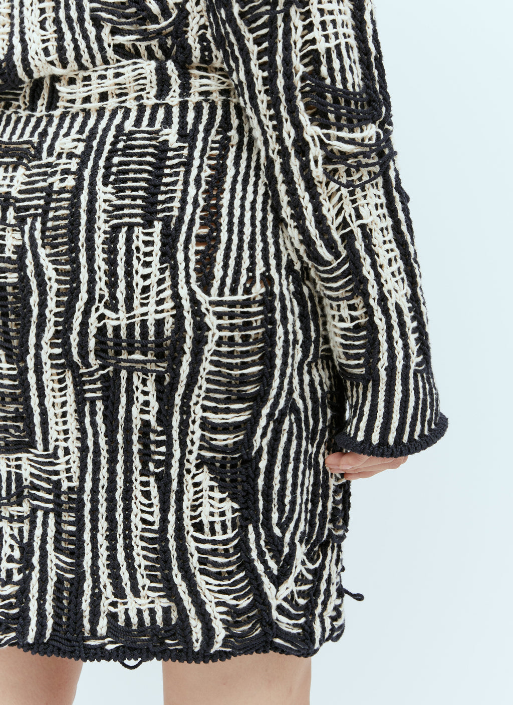 Bottega Veneta Women Intrecciato Cotton Skirt