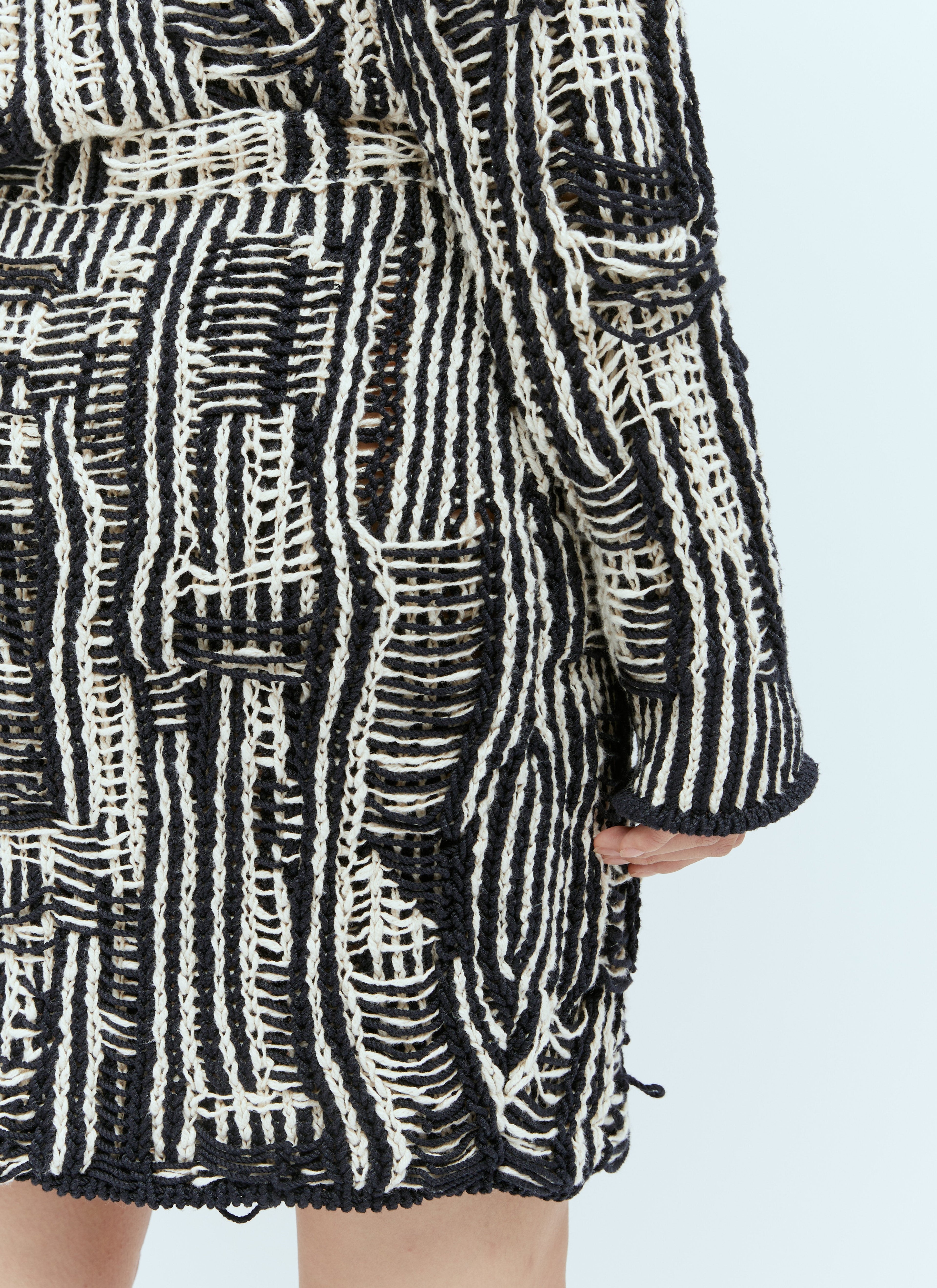 Bottega Veneta Women Intrecciato Cotton Skirt
