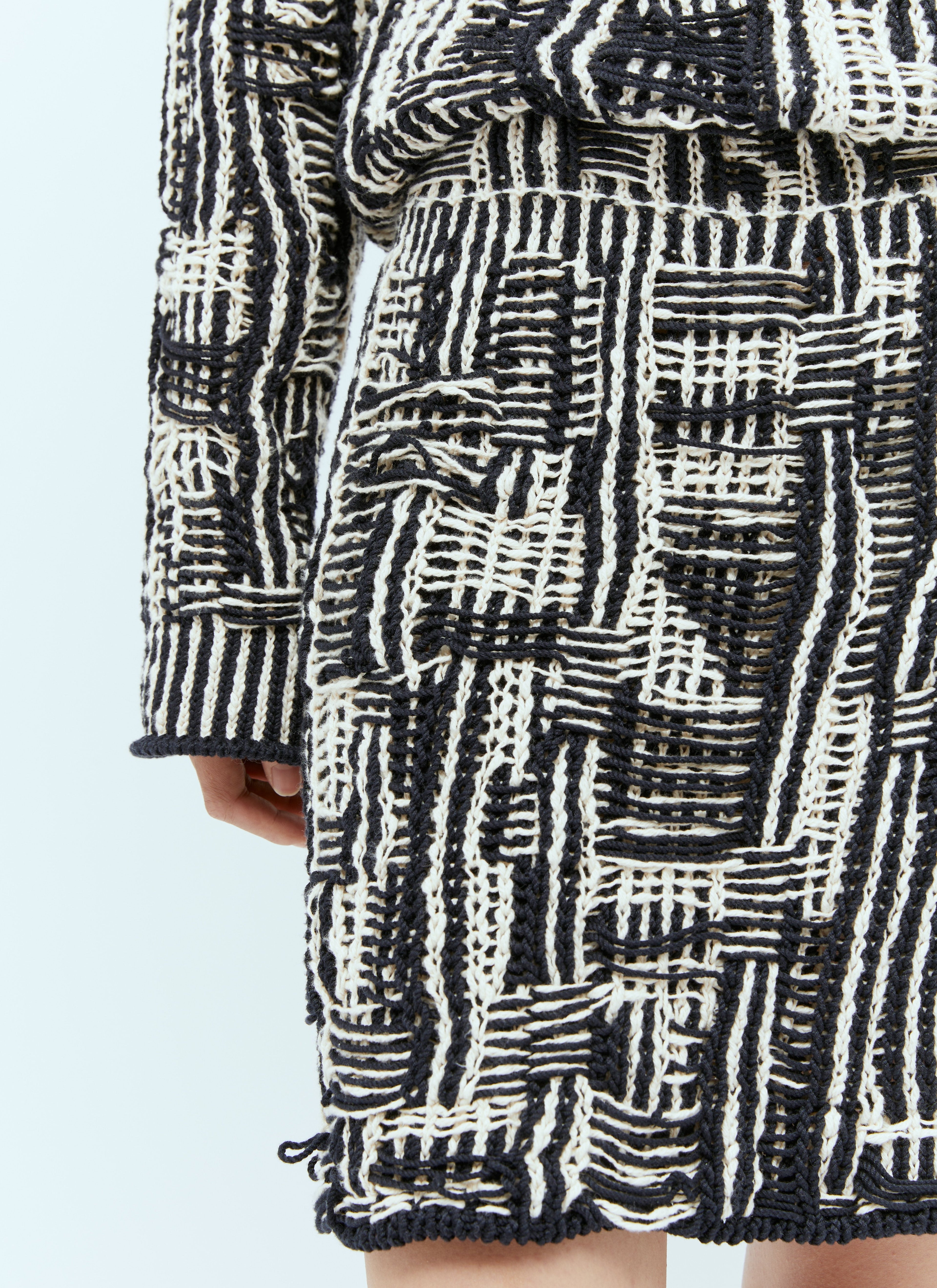 Bottega Veneta Women Intrecciato Cotton Skirt