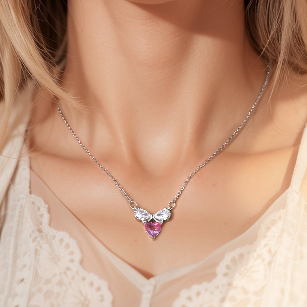 Bow & Heart Elegance Necklace