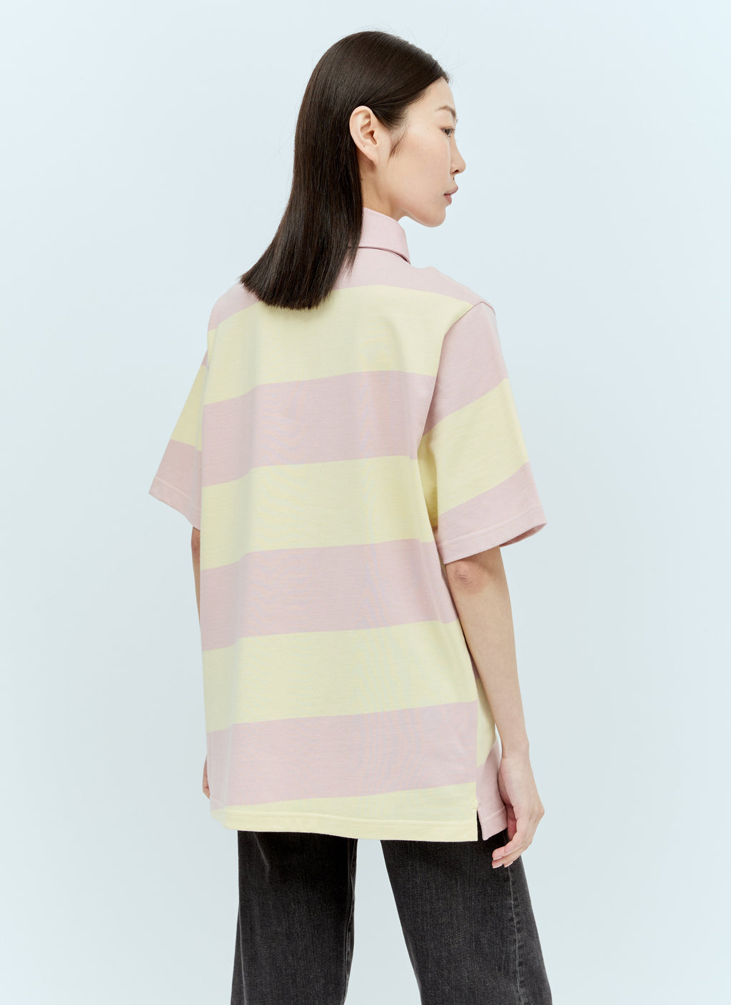 Burberry Women Striped Ekd Polo Shirt