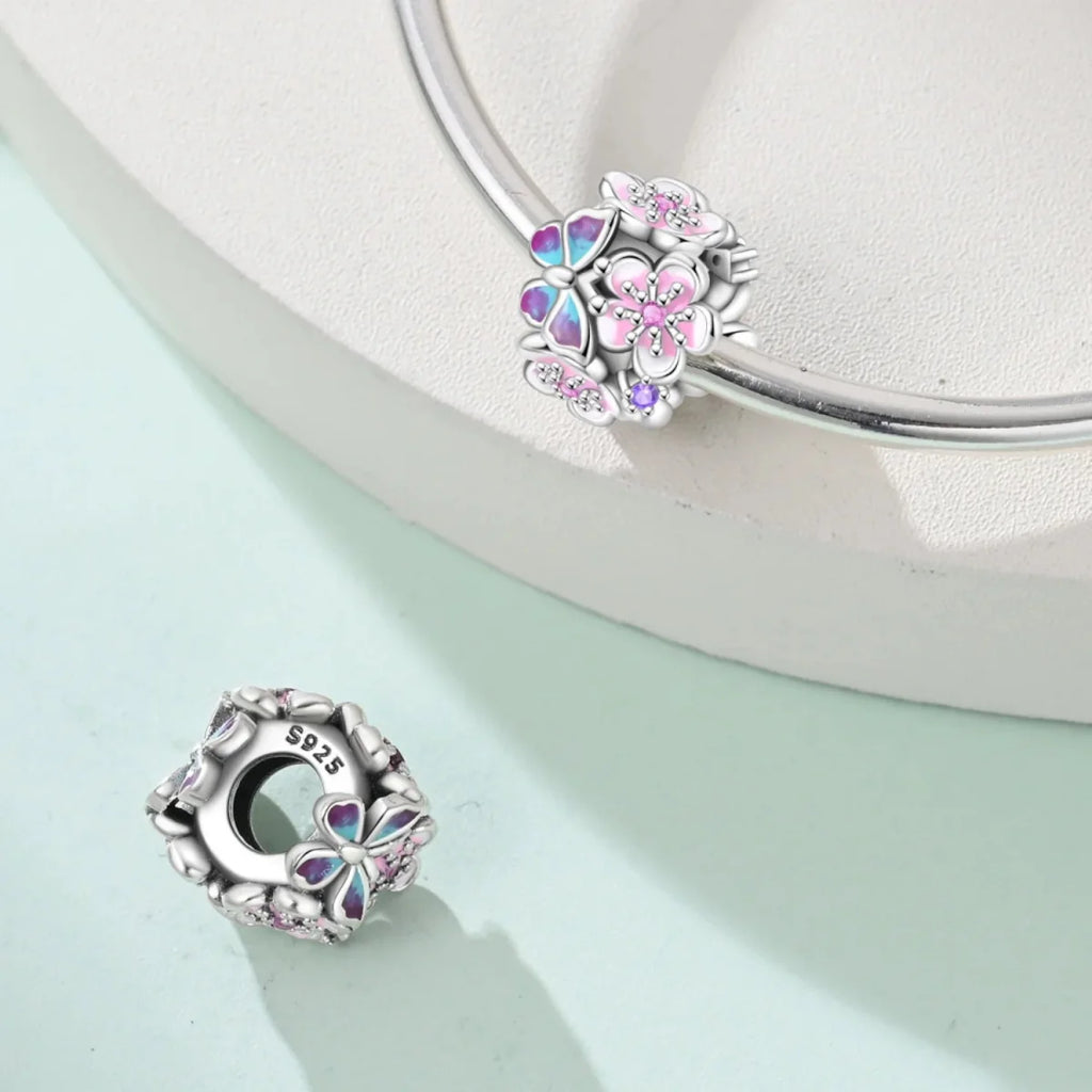 Butterfly & Flower Garden Charm
