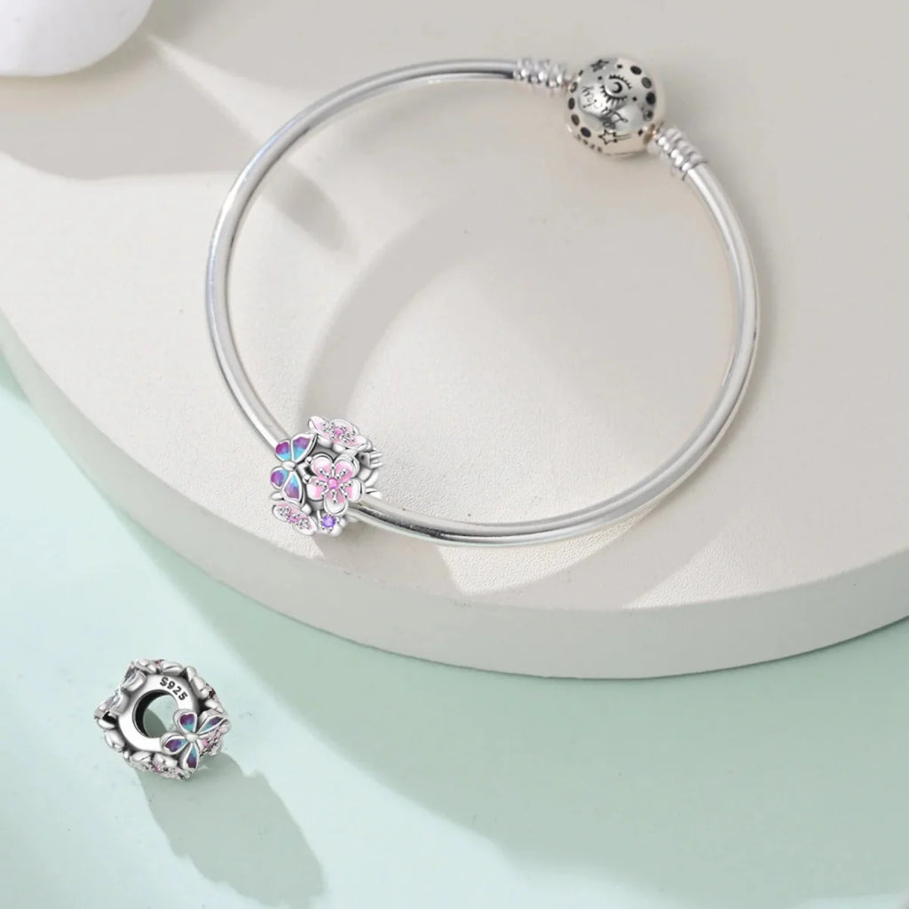 Butterfly & Flower Garden Charm