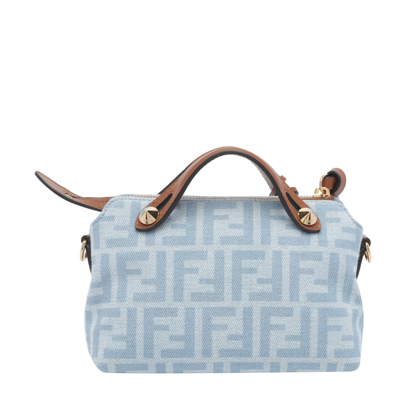 Fendi Women By The Way Soft Mini Denim Crossbody Bag