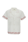 White Cherry Lane Embroidered Shirt
