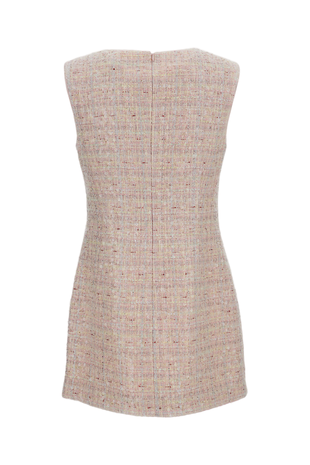 Sequin Boucle Bow Mini Dress
