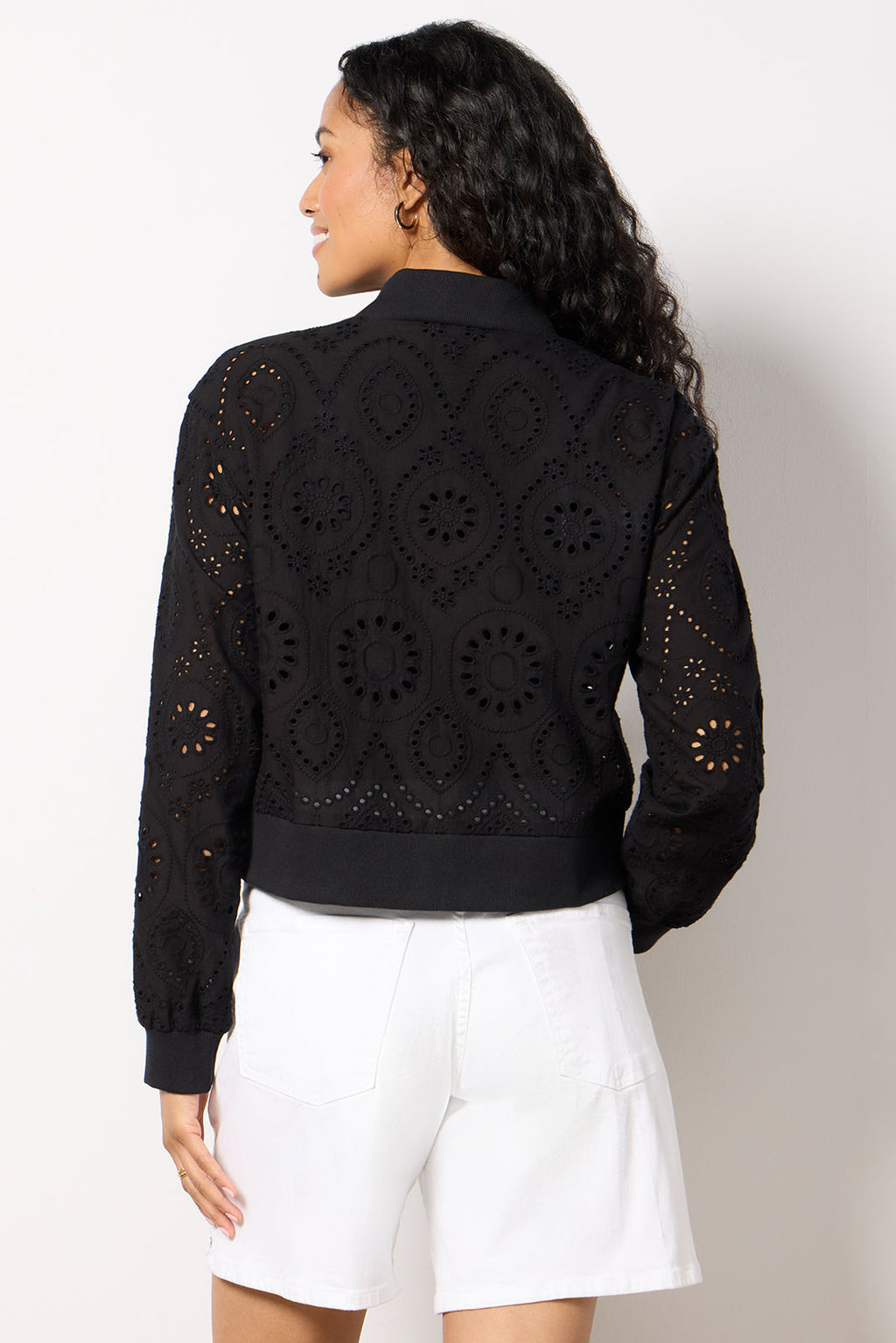 Women's Ryan Eyelet Bomber Jacket
