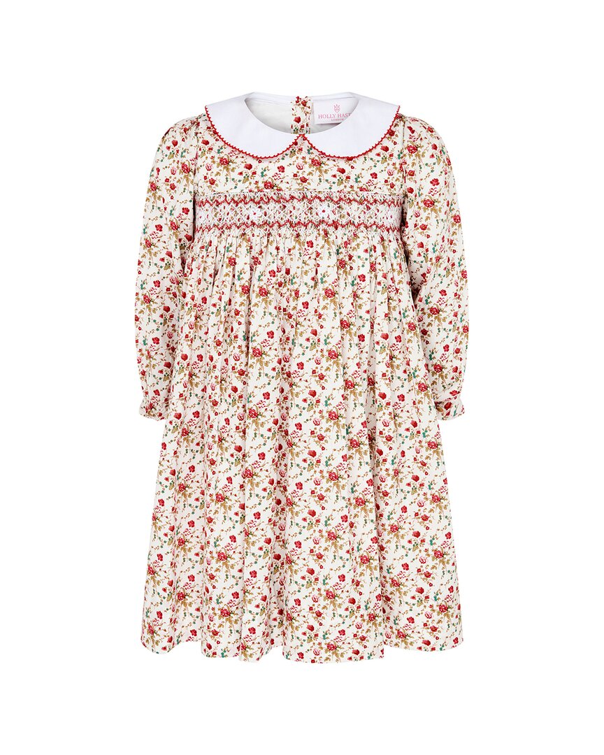 Holly Hastie Princess Darcey Hand Smocked Floral Party Dress