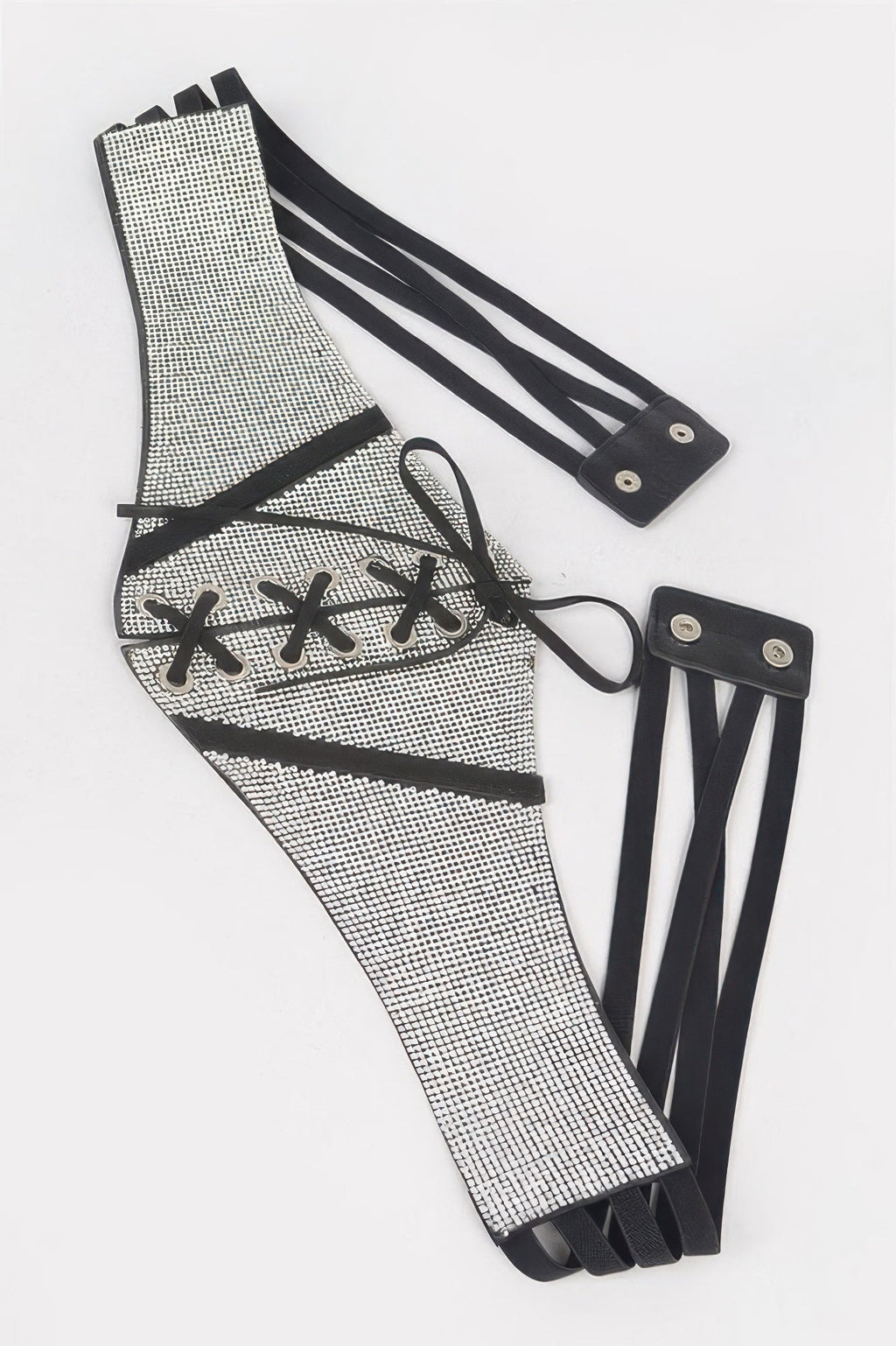 Rhinestone Corset Plus Size Elastic Belt