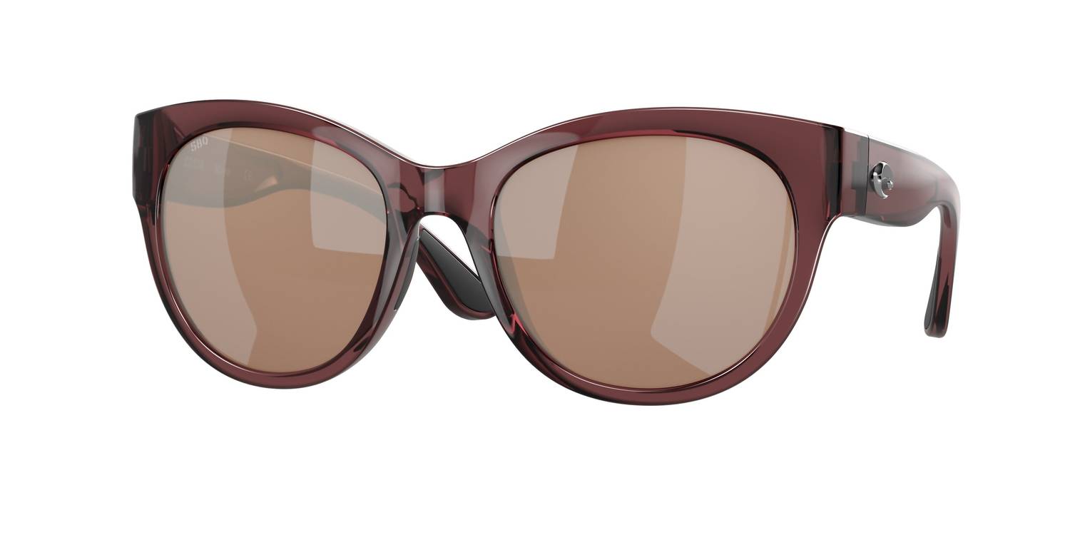 Women's Maya Sunglasses In Shiny Urchin Crystal/copper Silver