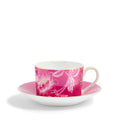 Wonderlust Pink Tonquin Teacup & Saucer