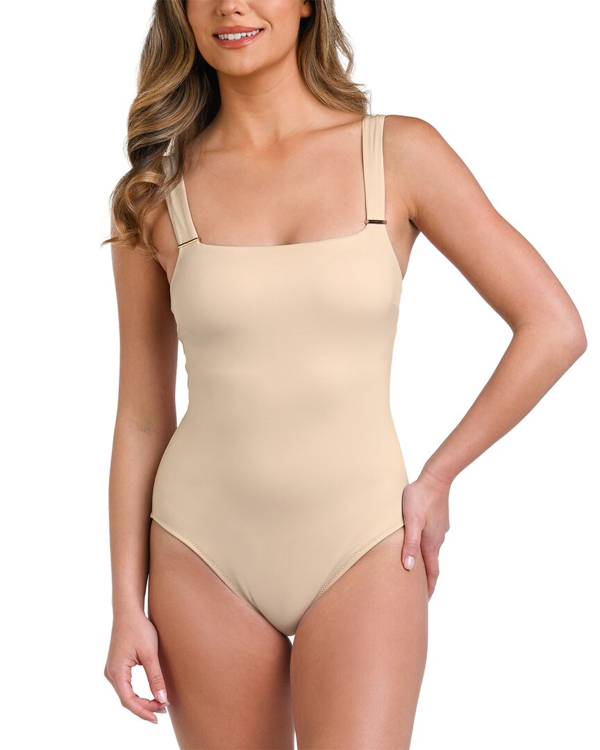 La Blanca Luxe Square Neck One-Piece